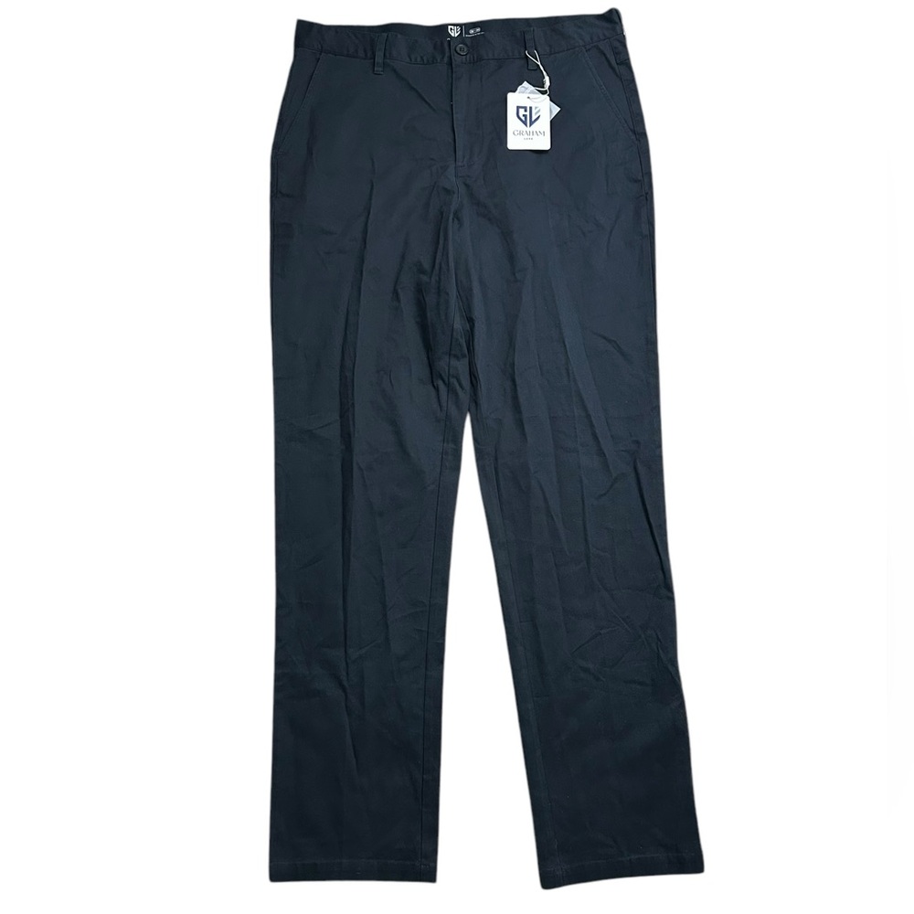 Graham Luxe Golf‎ Pants 36x34 Black Richmond NWT